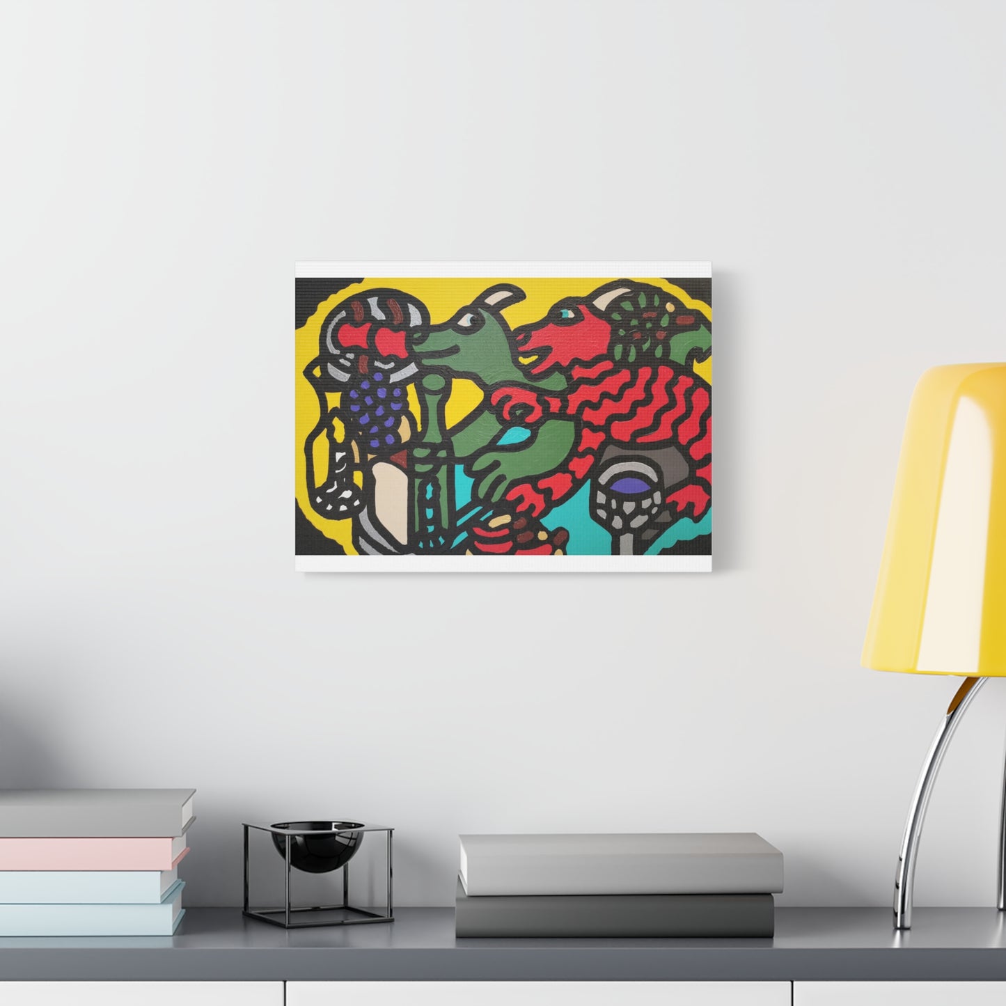 Enjoying our companionship Canvas (Small)