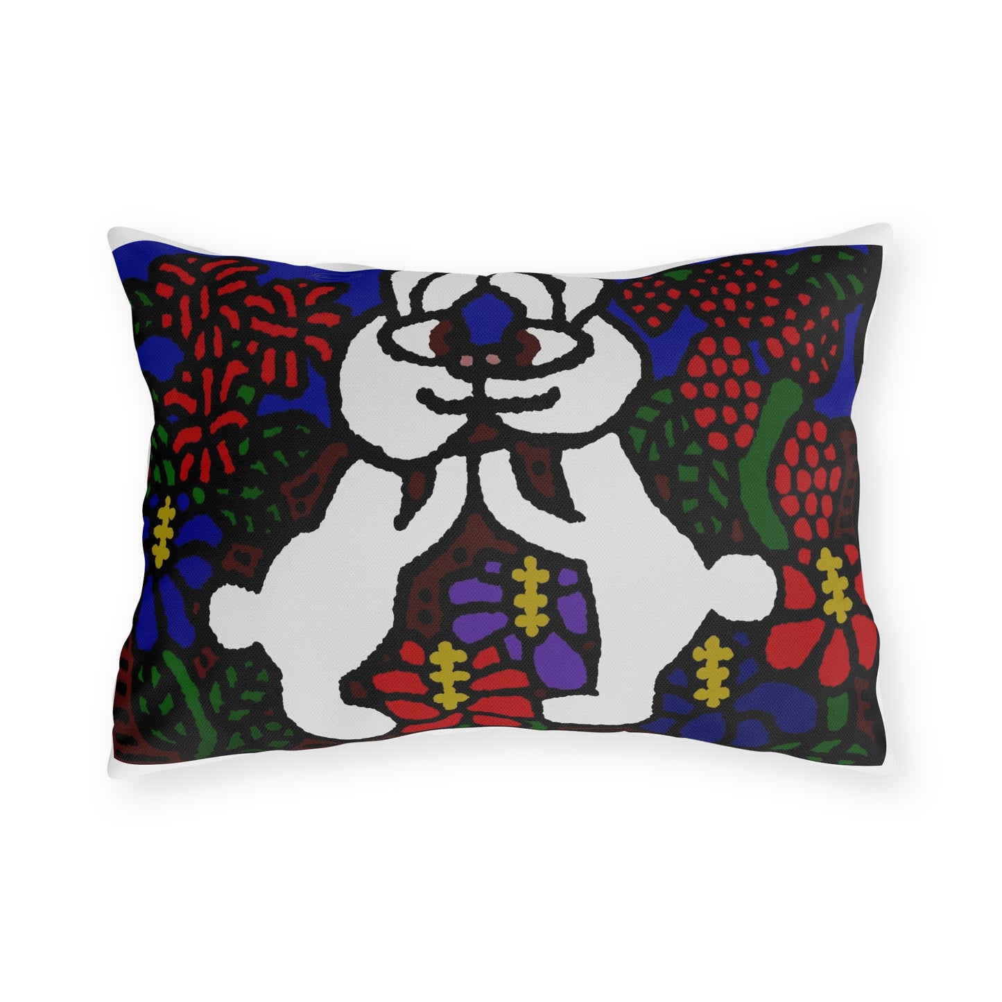 Bunnies in love — Outdoor Pillow