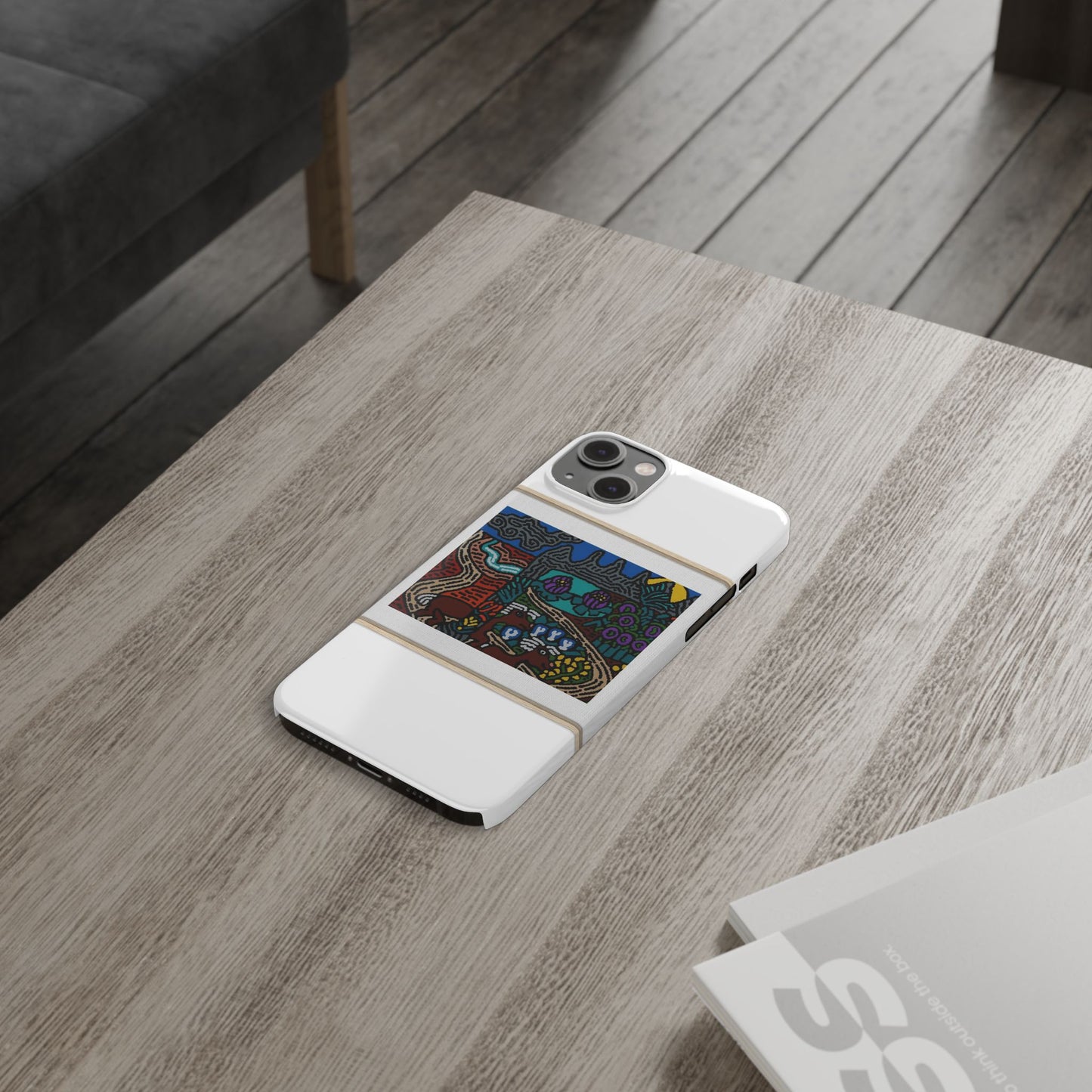Road to a Sanctuary and Oasis Slim Phone Case
