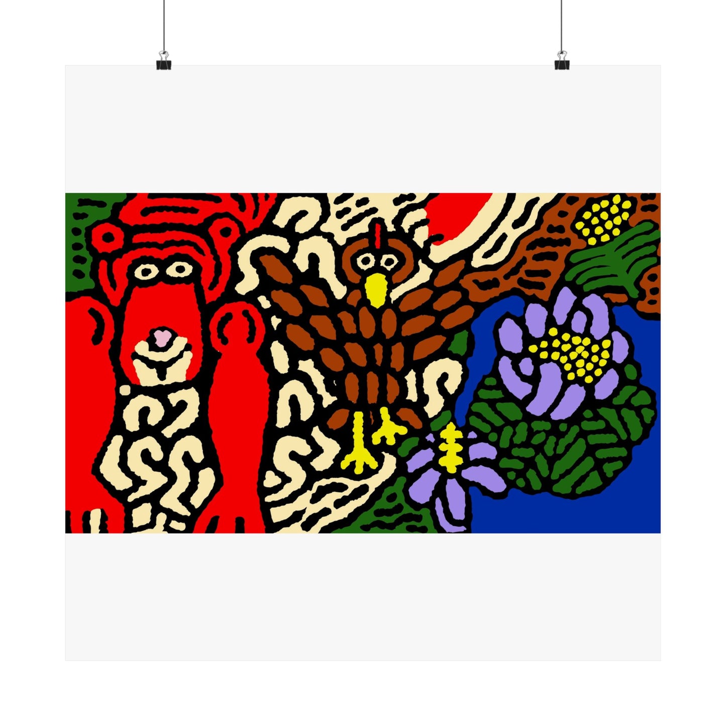 Friendly competition Matte Poster Horizontal (Small)