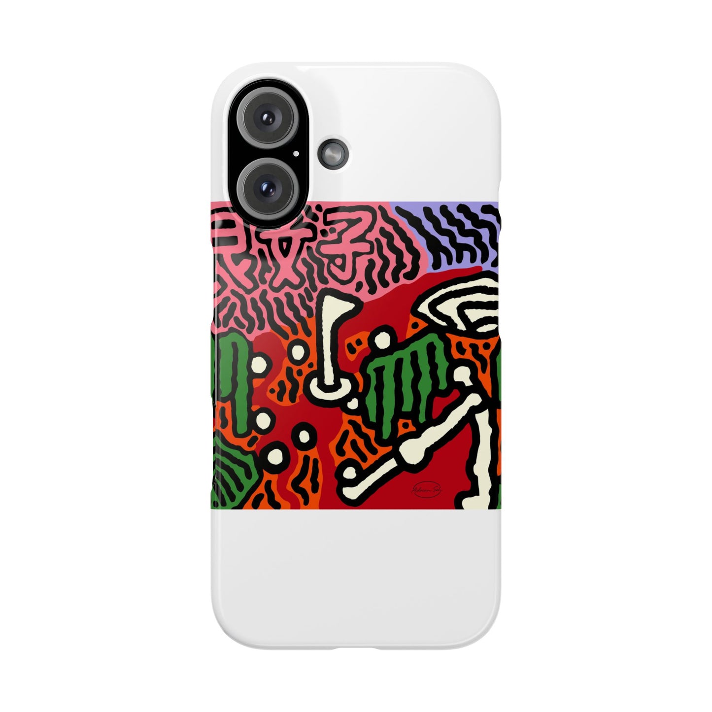 Hitting holes in one throughout life Slim Phone Case