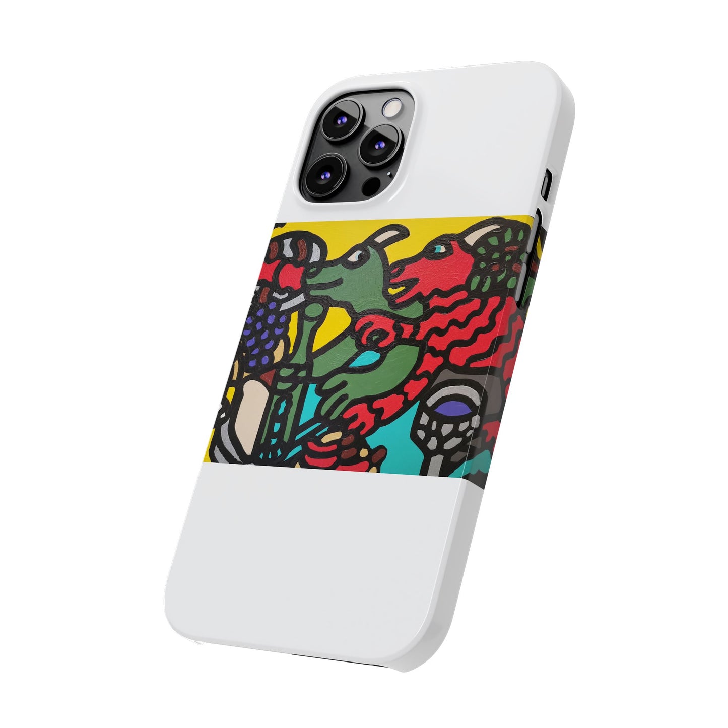 Enjoying our companionship Slim Phone Case