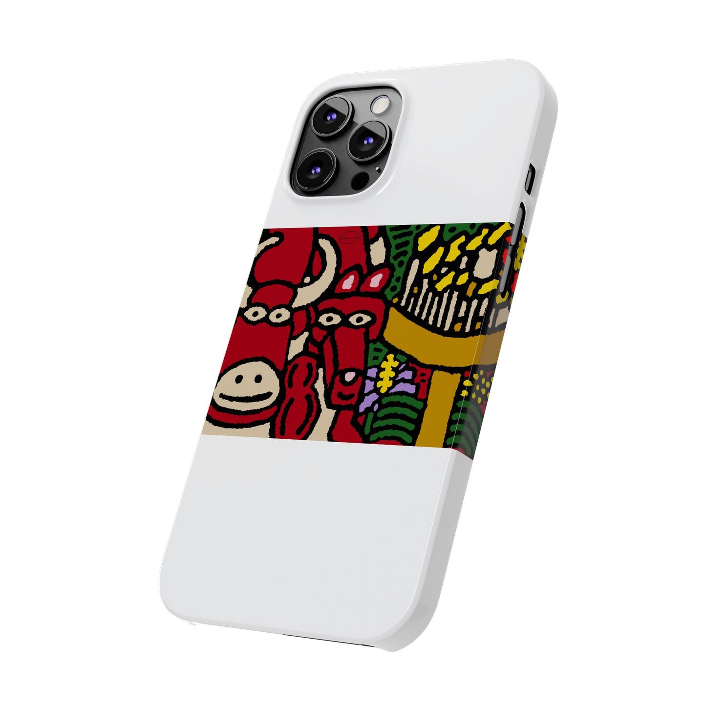 Going blessed by light together Slim Phone Case
