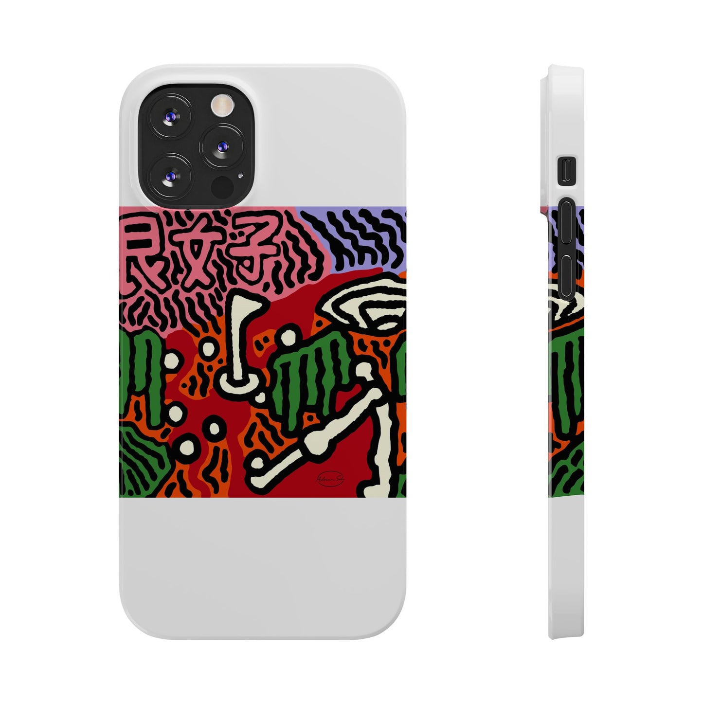 Hitting holes in one throughout life Slim Phone Case