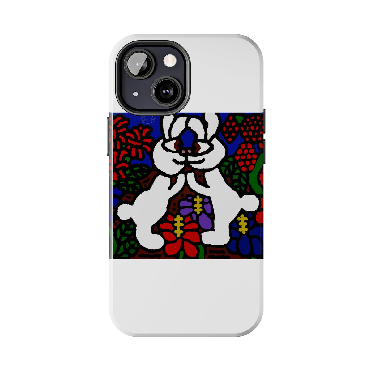 Bunnies in love Tough Phone Case