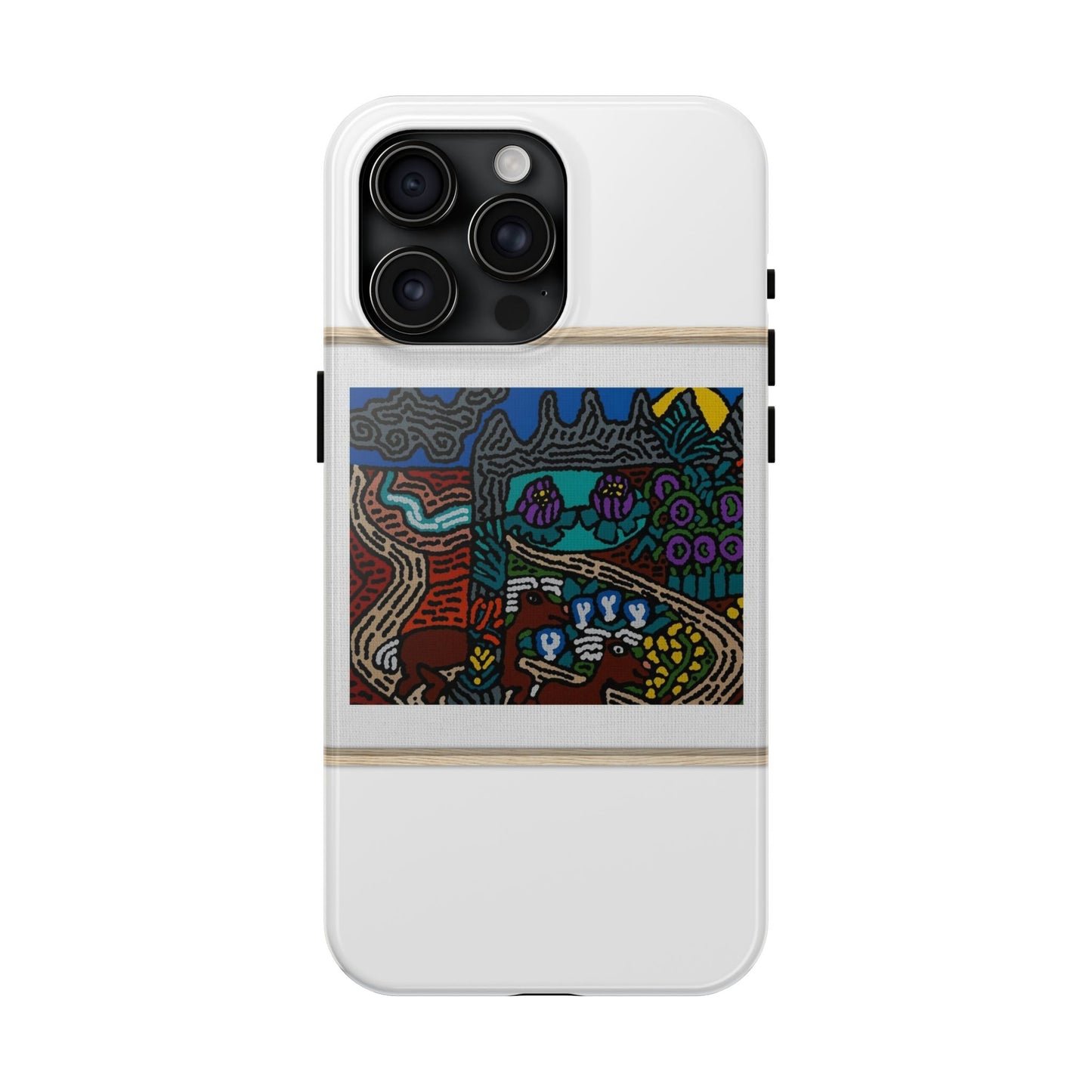Road to a Sanctuary and Oasis Tough Phone Case