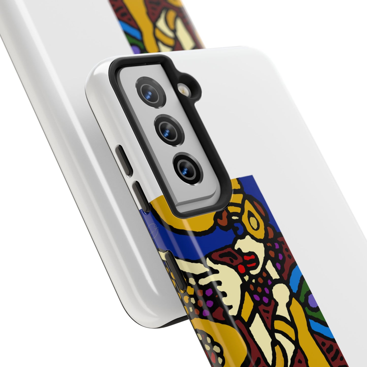 The golden snake being blessed by the fairy Tough Phone Case