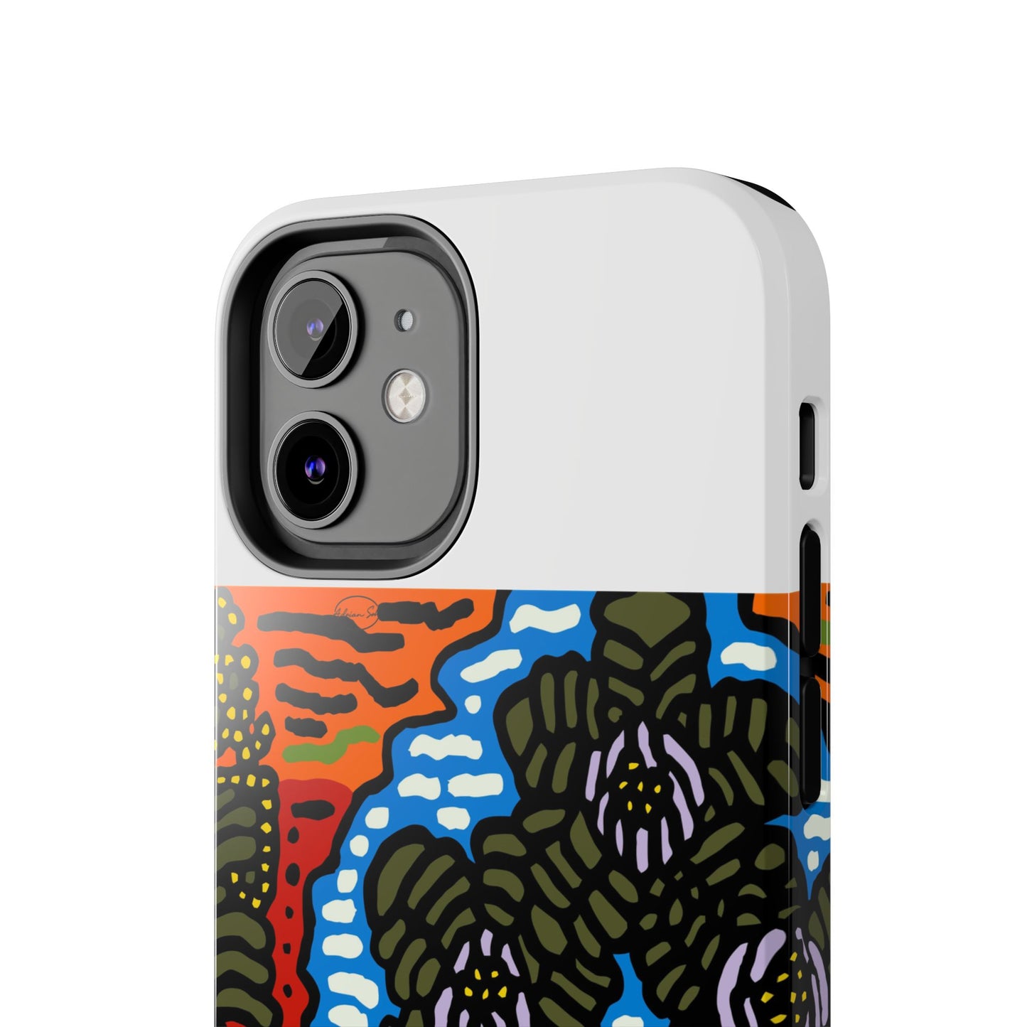 The Sri Lankan water lilies meets the Australian wattle Tough Phone Case
