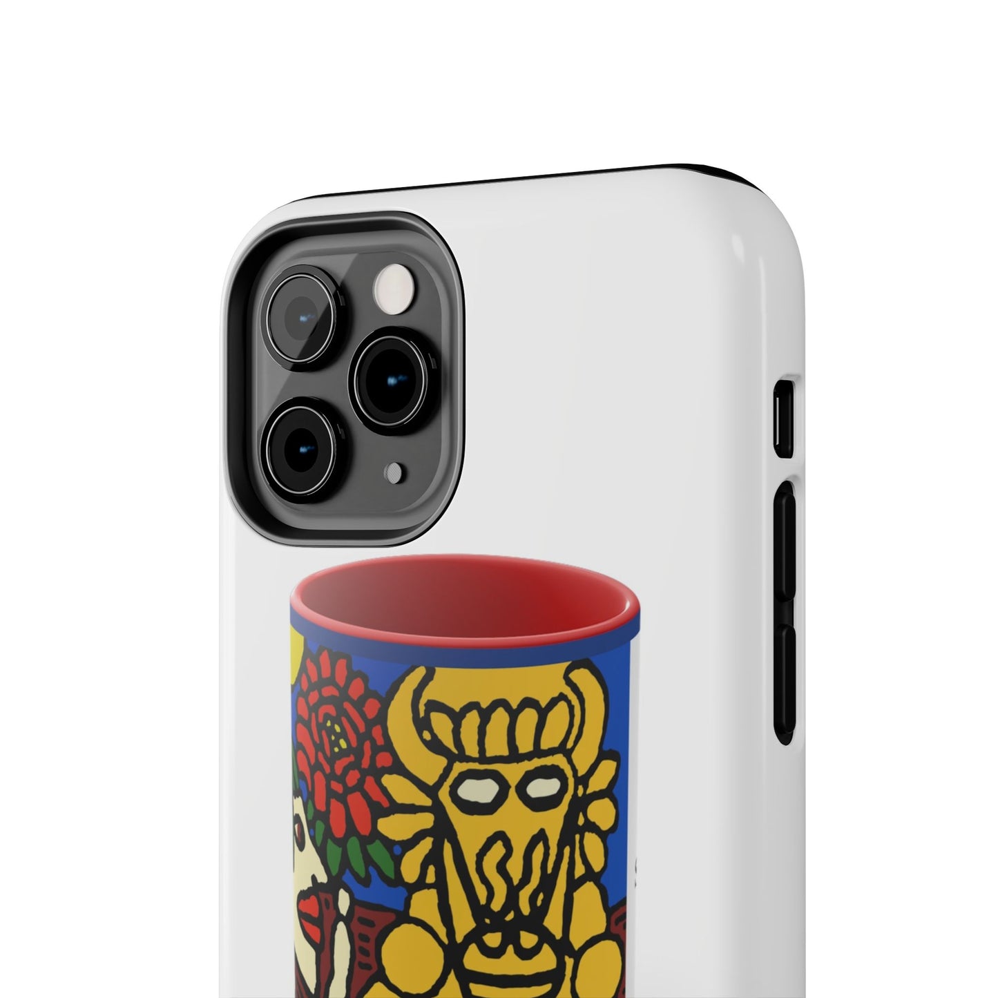 The warrior hailing the mighty golden dragon Tough Phone Case