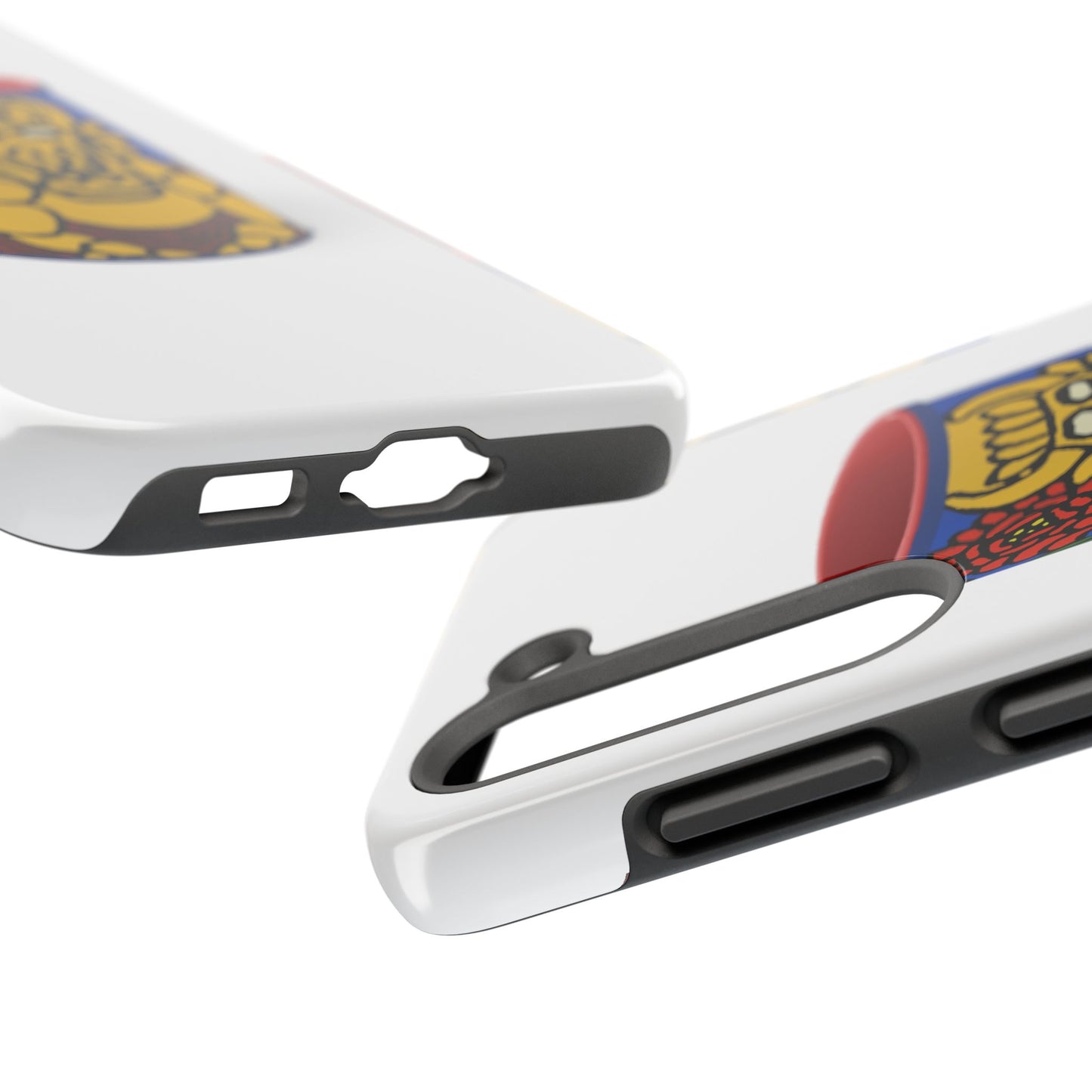 The warrior hailing the mighty golden dragon Tough Phone Case