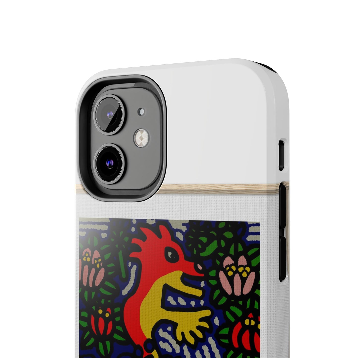 Breaking through the surface of a lotus pond Tough Phone Case