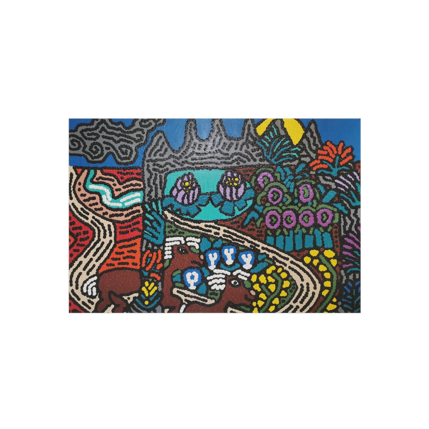 Going to the valley of hope and prosperity — Outdoor Rug