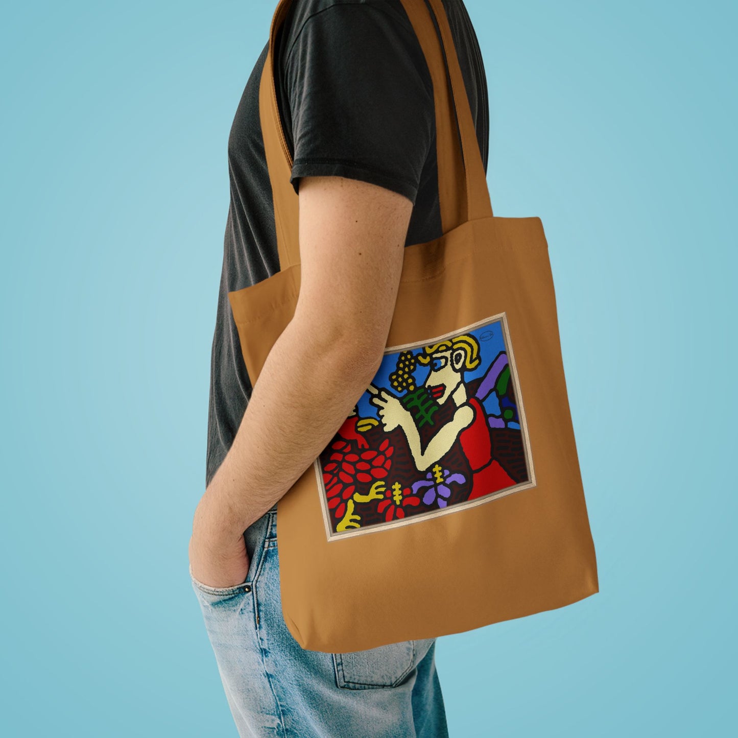 The hen gaining a blessing from a fairy Classic Tote Bag