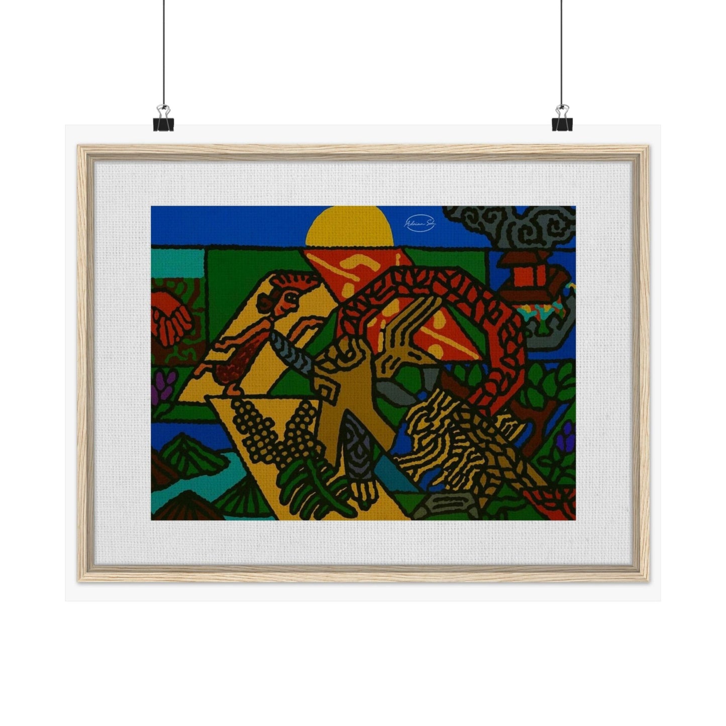 Drawing your own destiny Matte Poster Horizontal (Small)