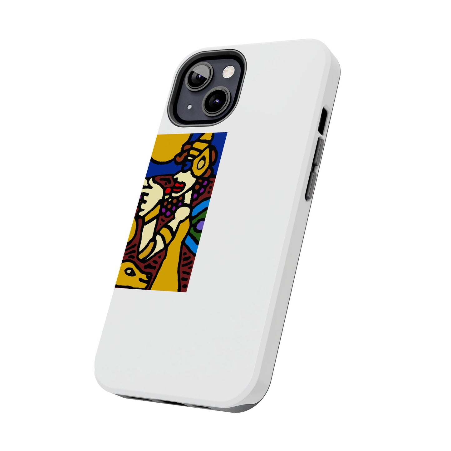 The golden snake being blessed by the fairy Tough Phone Case