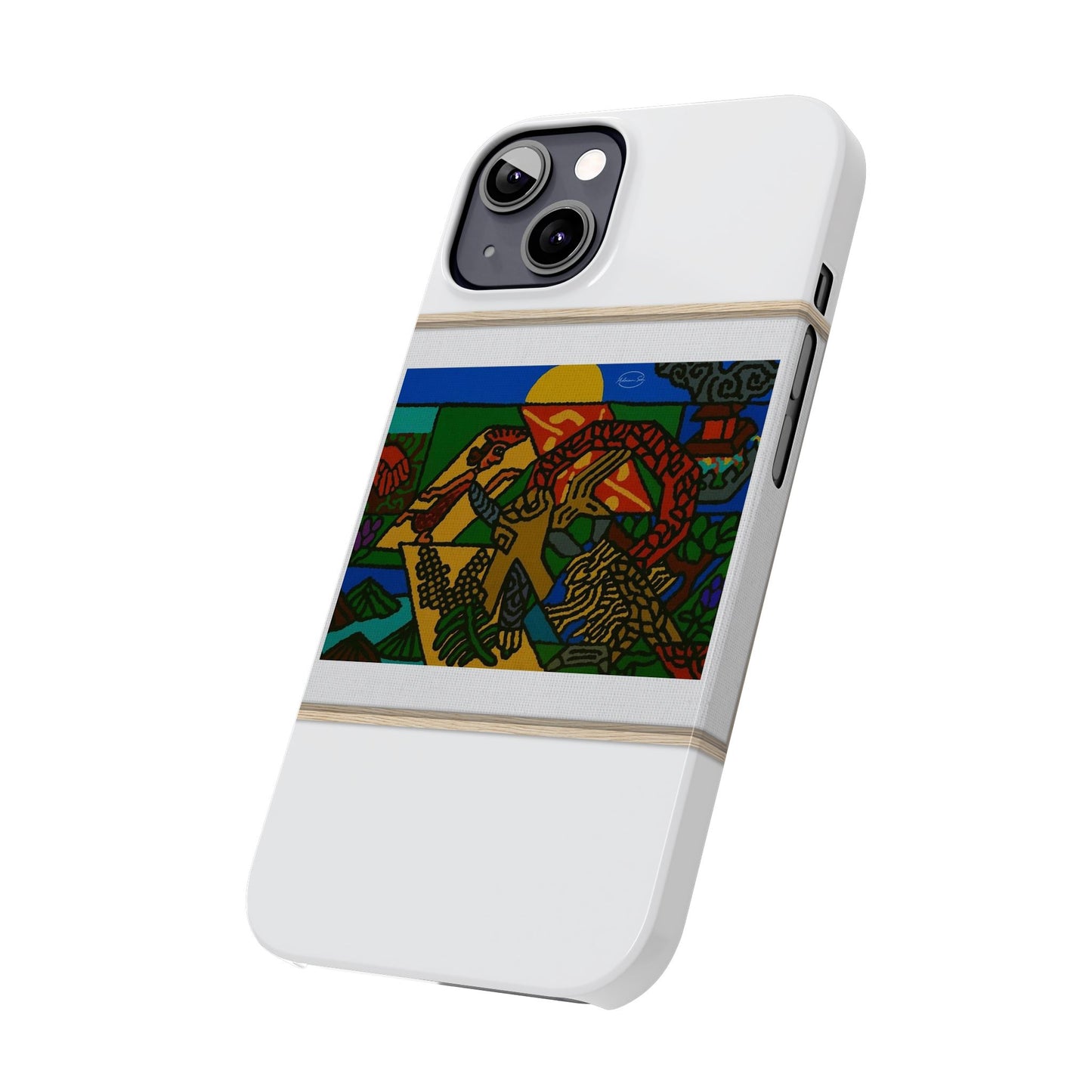 Drawing your own destiny Slim Phone Case