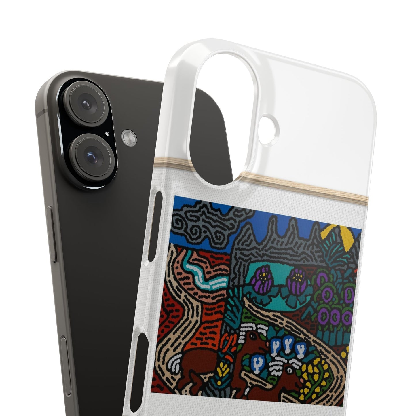Road to a Sanctuary and Oasis Slim Phone Case