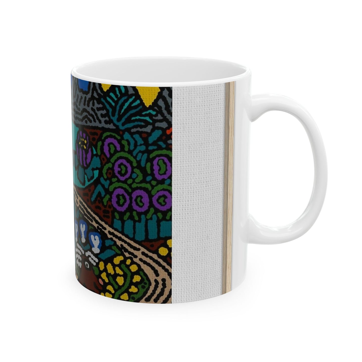 Road to a Sanctuary and Oasis Ceramic Mug