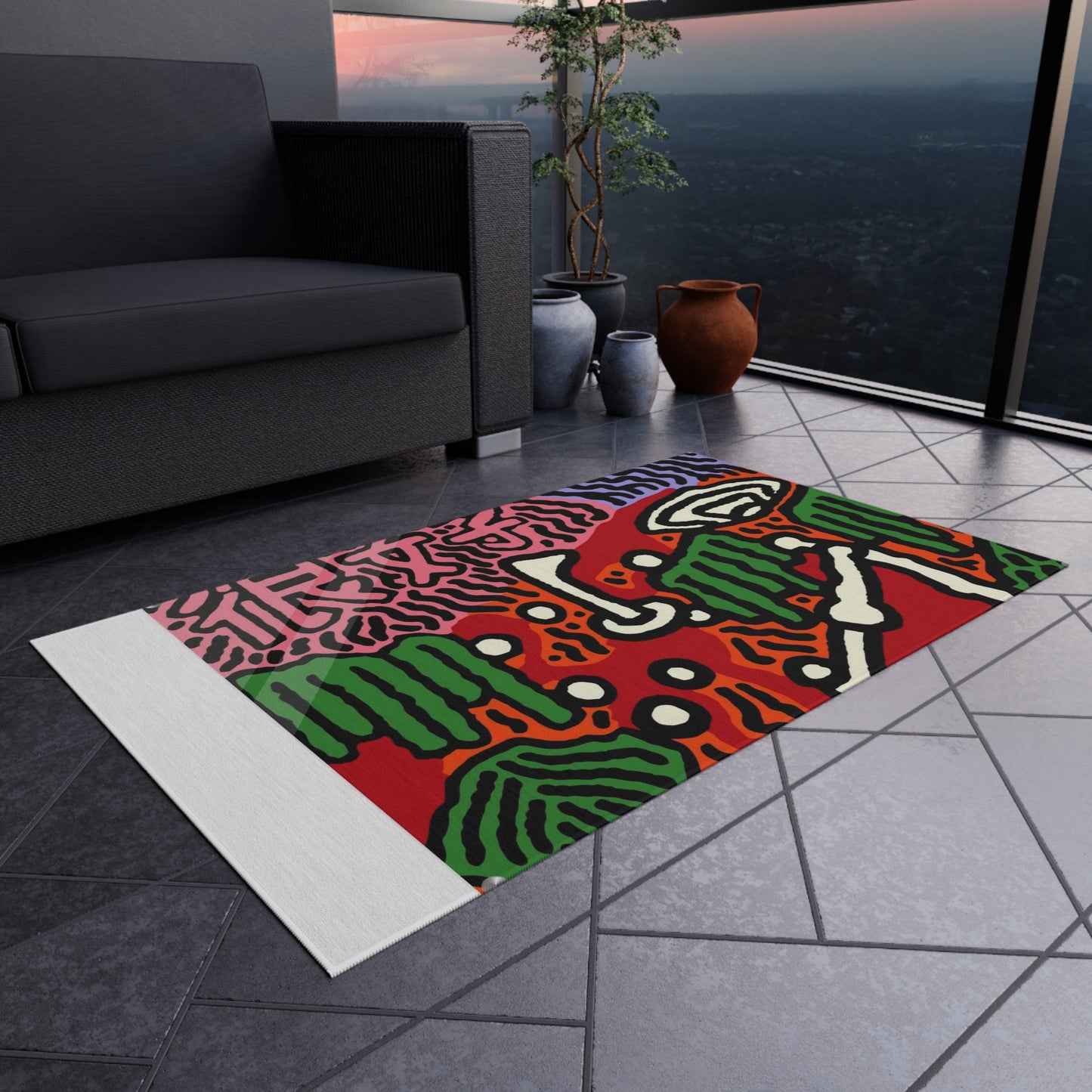 Scoring Goals Throughout Life — Outdoor Rug