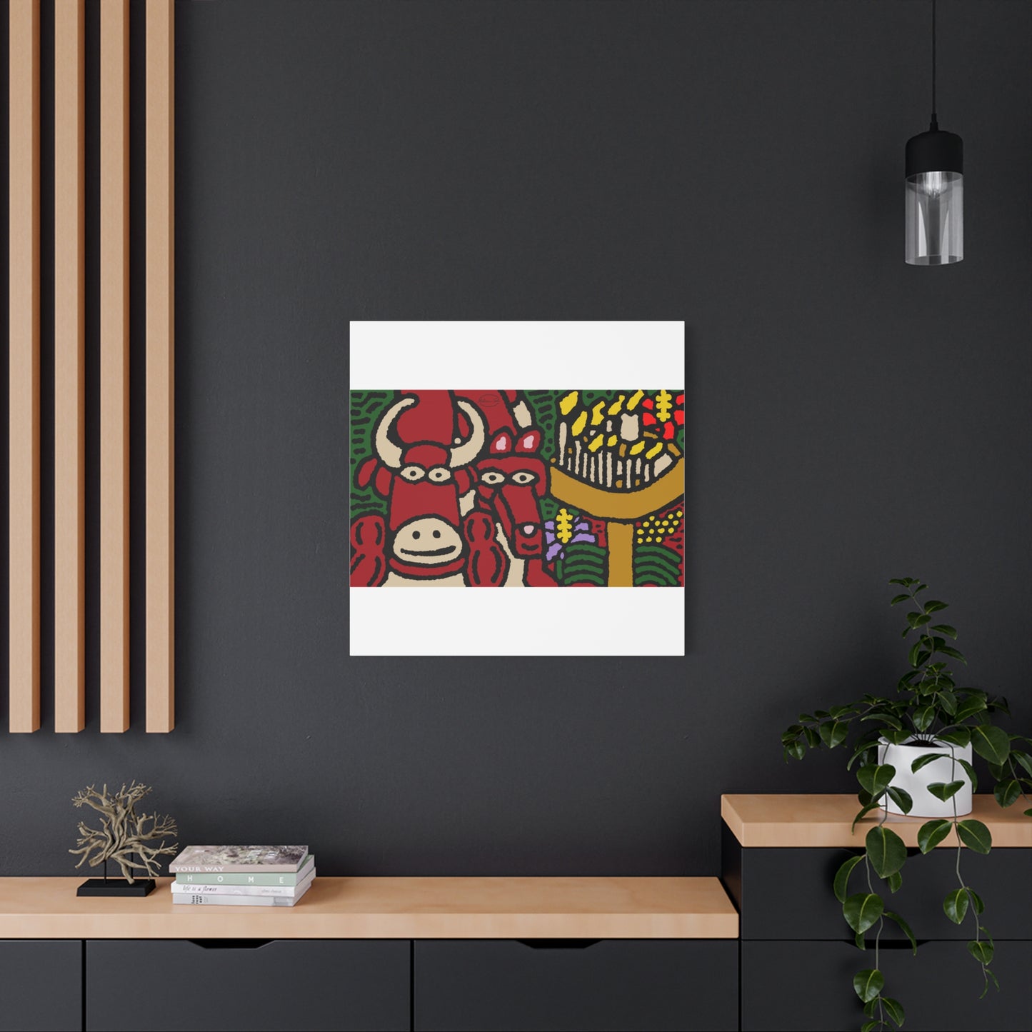 Going blessed by light together Canvas (Small)