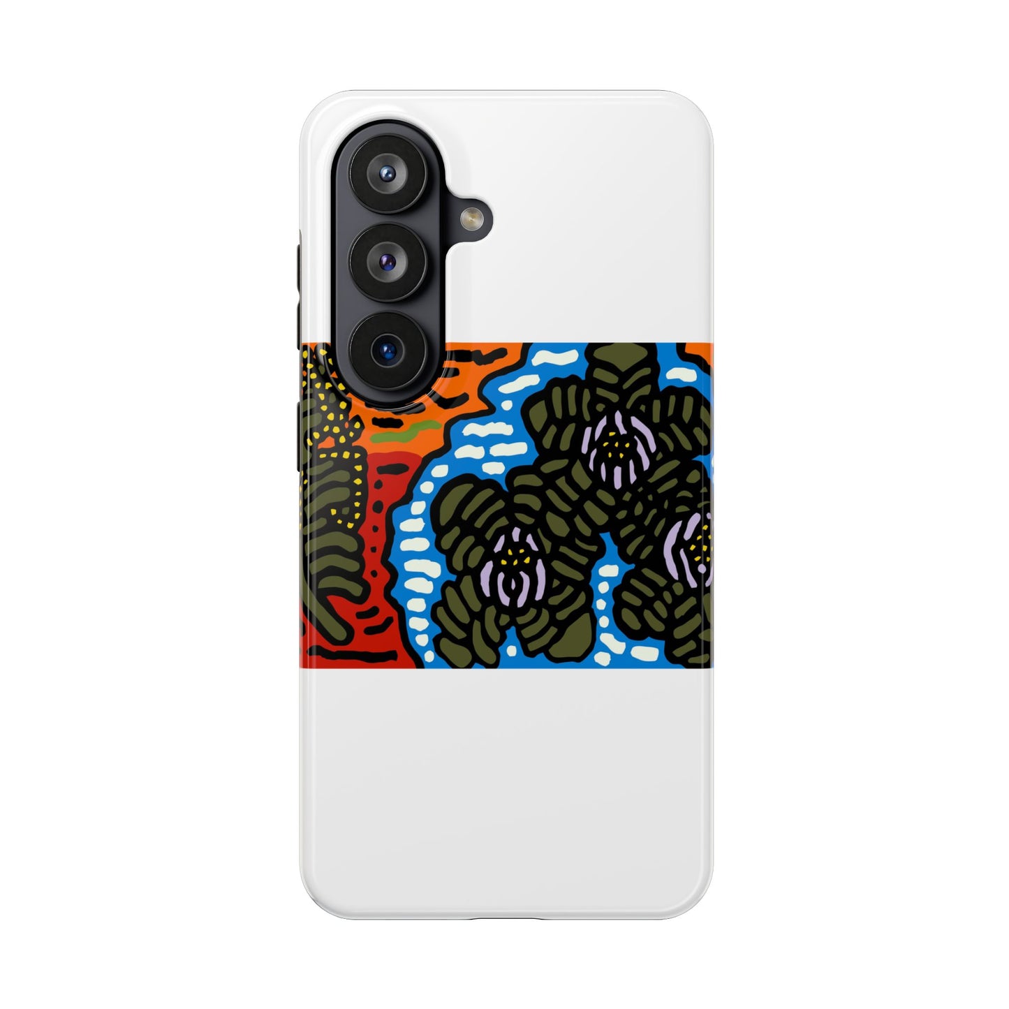 The Sri Lankan water lilies meets the Australian wattle Tough Phone Case