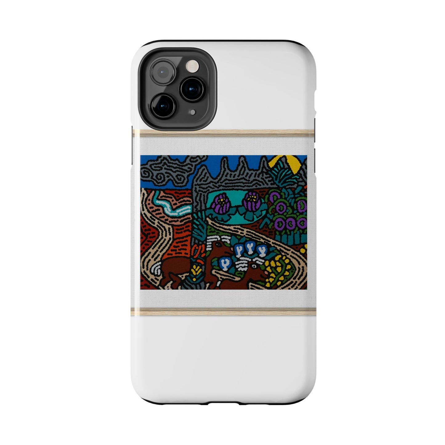 Road to a Sanctuary and Oasis Tough Phone Case