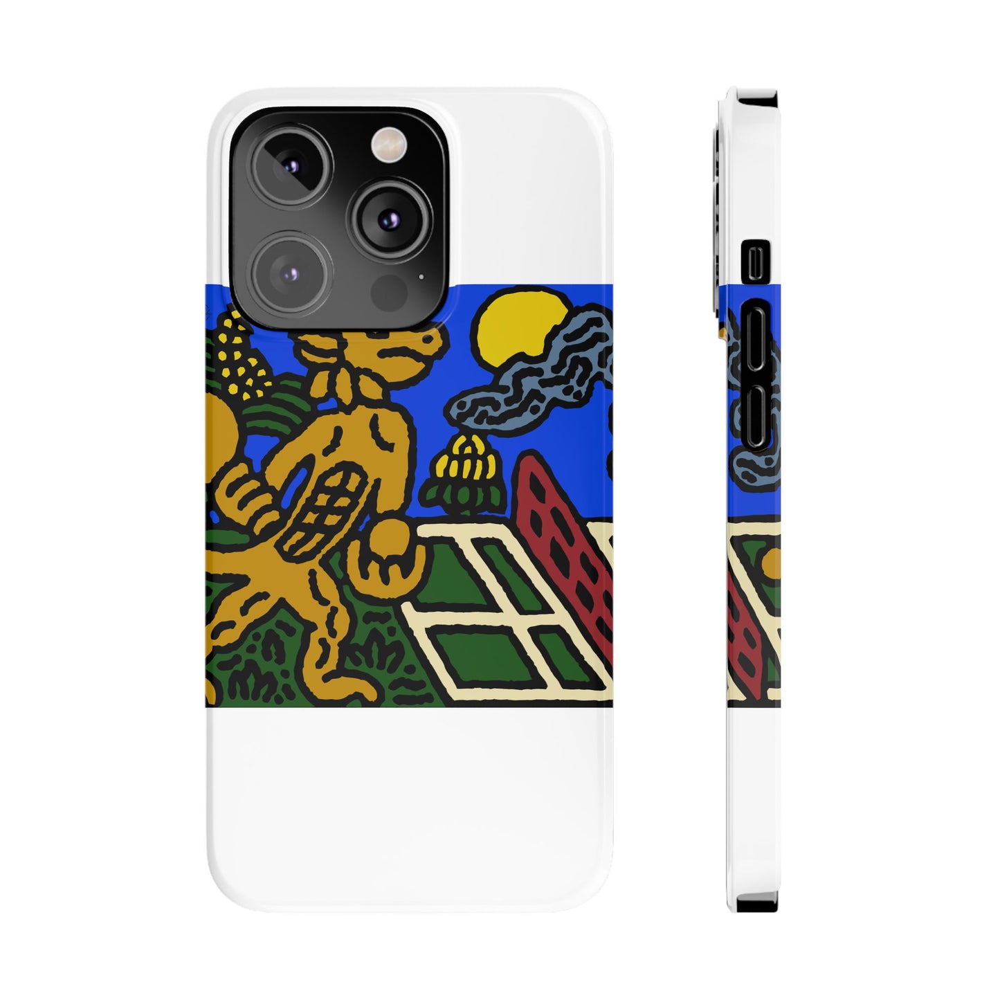 Ready for making big serves in life Slim Phone Case