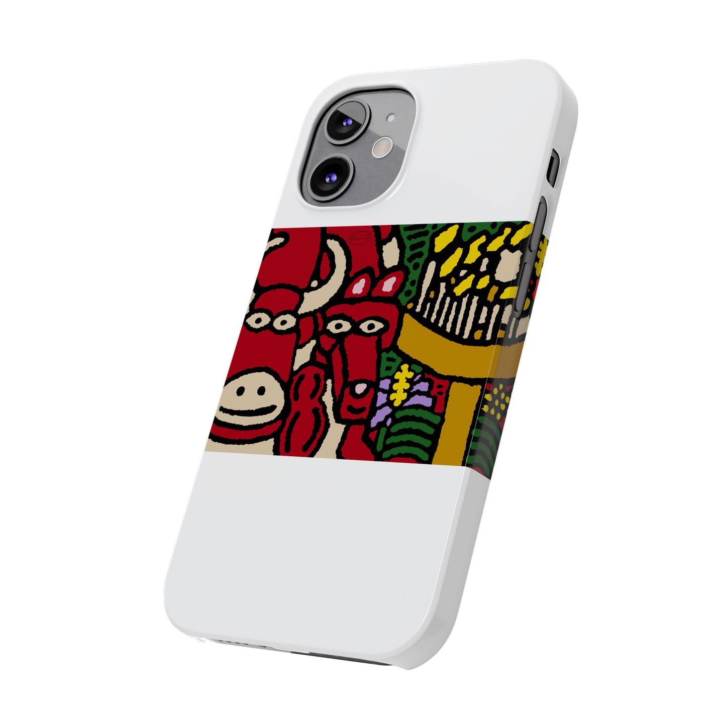Going blessed by light together Slim Phone Case