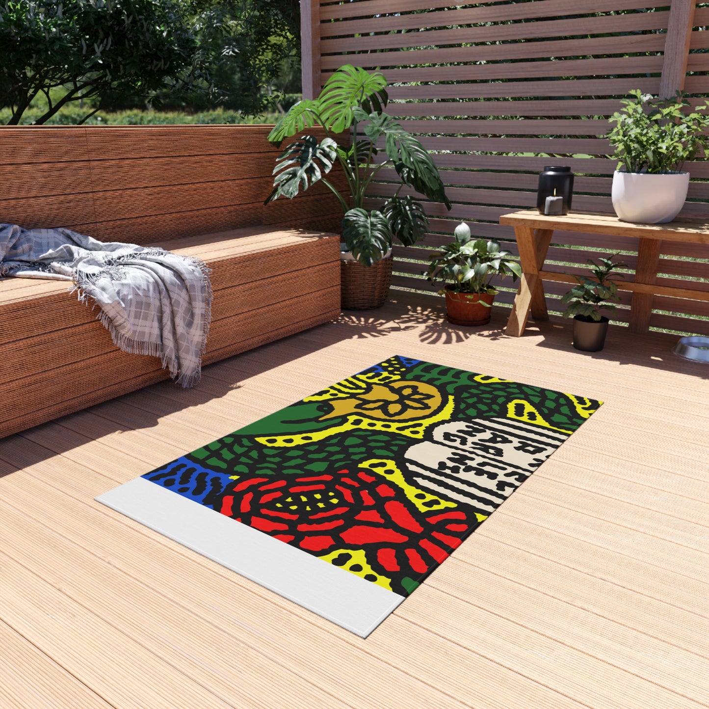 Shining a light on knowledge — Outdoor Rug