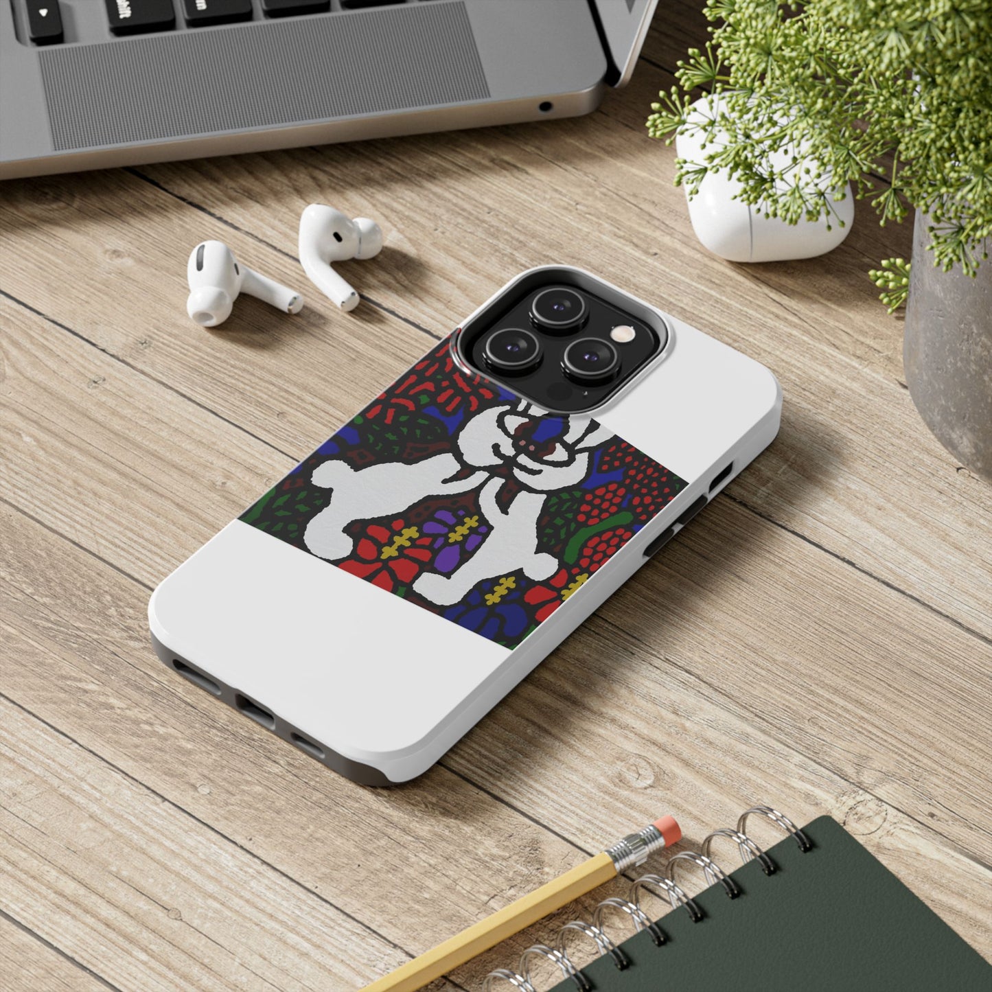 Bunnies in love Tough Phone Case