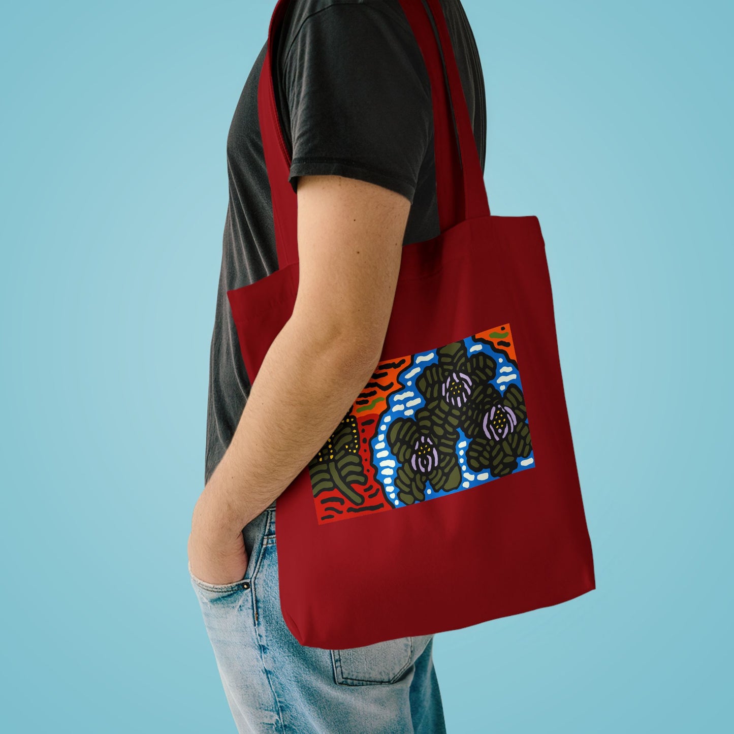 The Sri Lankan water lilies meets the Australian wattle Classic Tote Bag