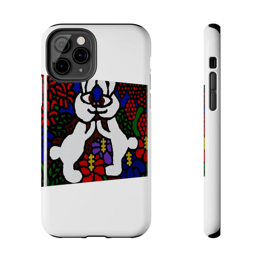 Bunnies in love Tough Phone Case