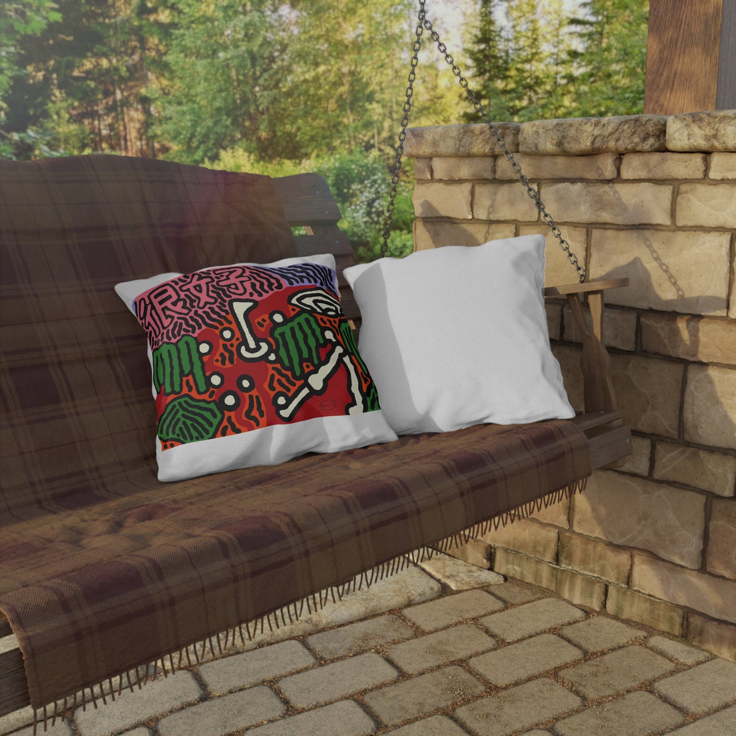 Hitting holes in one throughout life — Outdoor Pillow