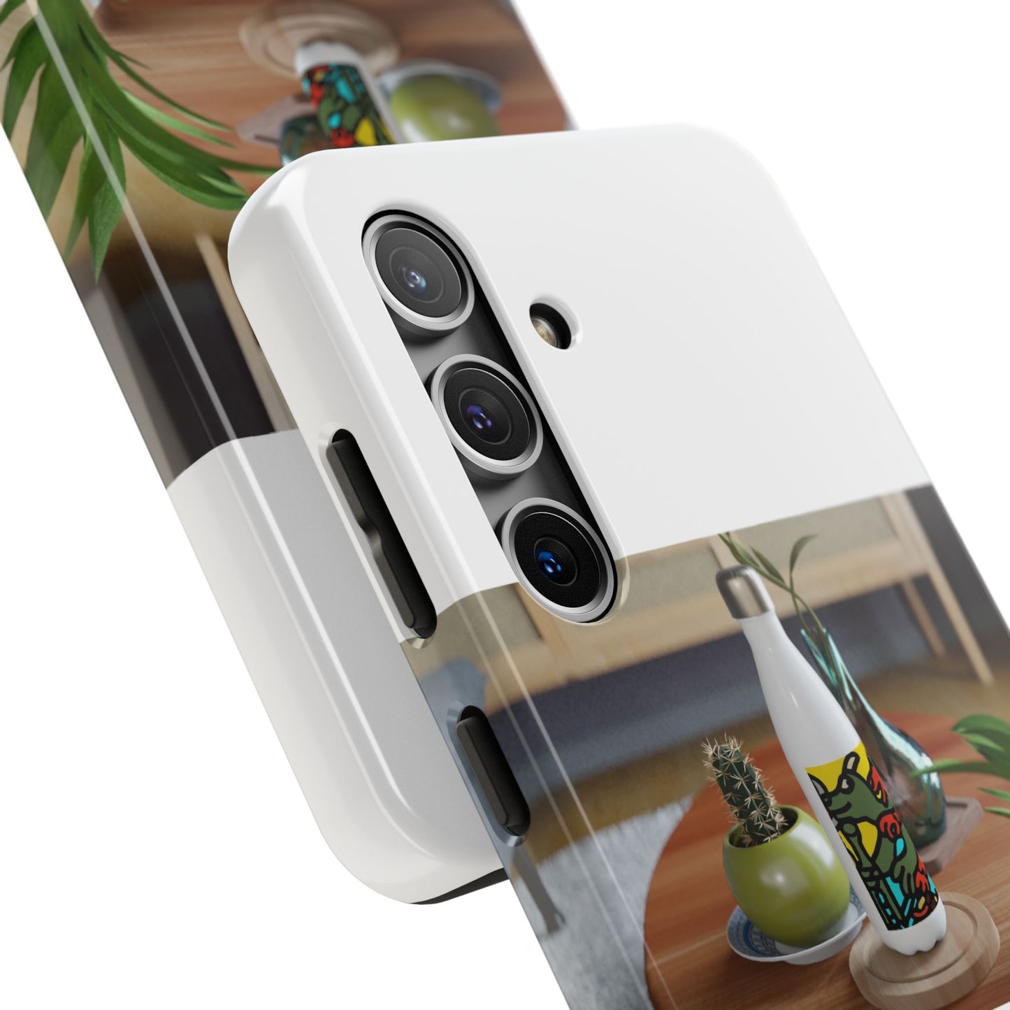 Two dragons enjoying a feast together Tough Phone Case
