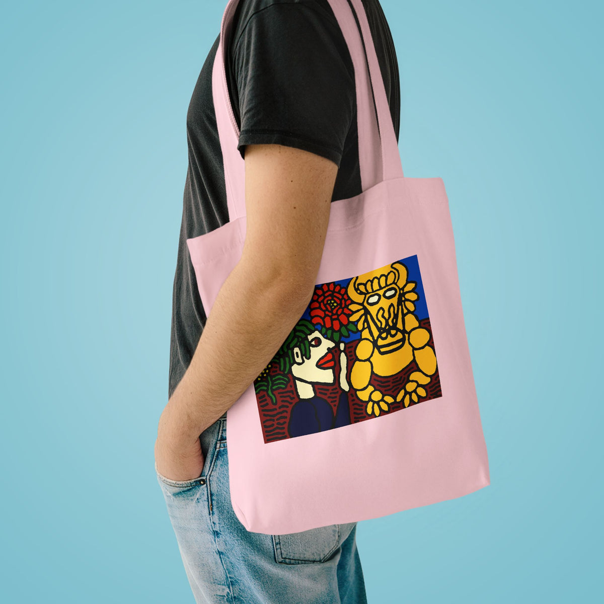 The warrior hailing the mighty golden dragon Classic Tote Bag