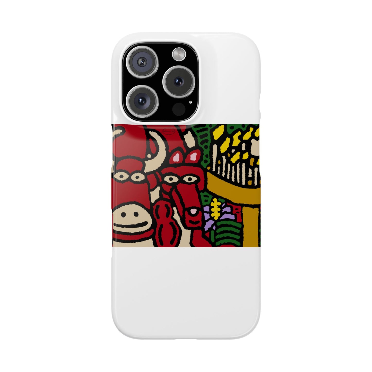Going blessed by light together Slim Phone Case