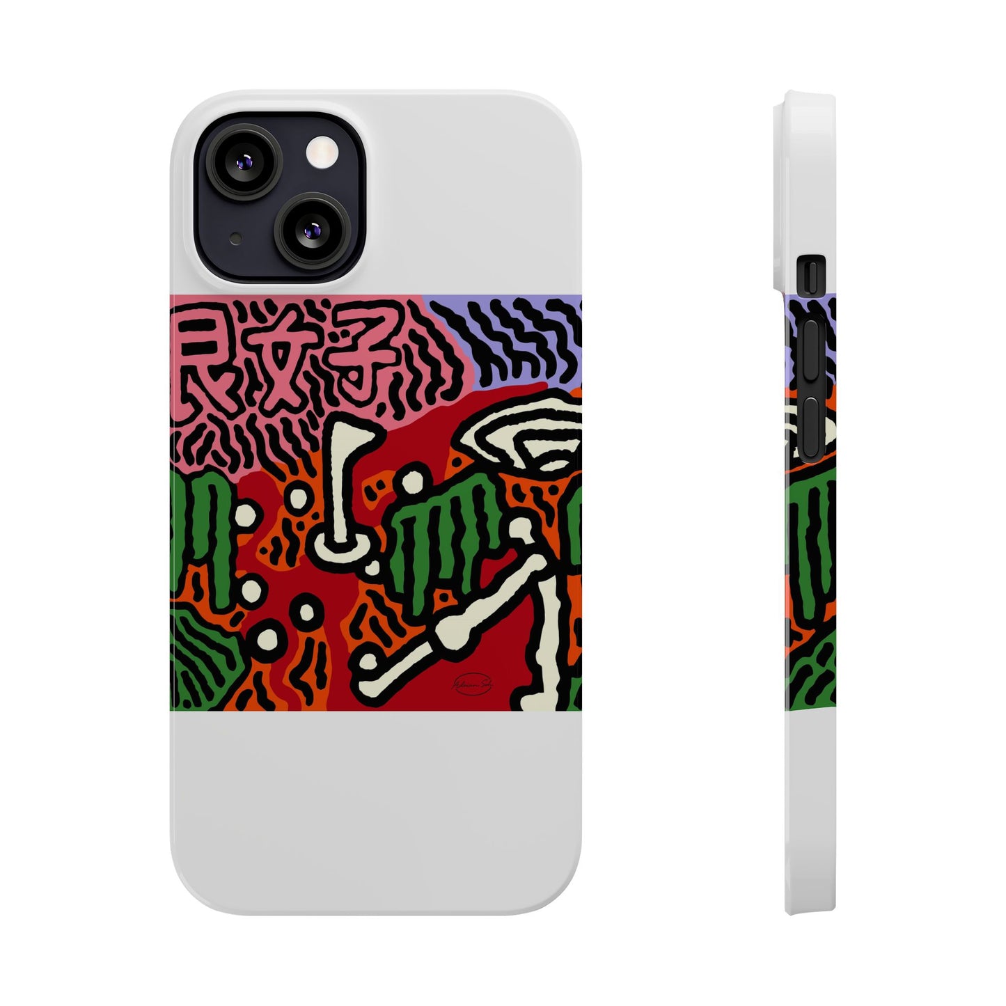 Hitting holes in one throughout life Slim Phone Case