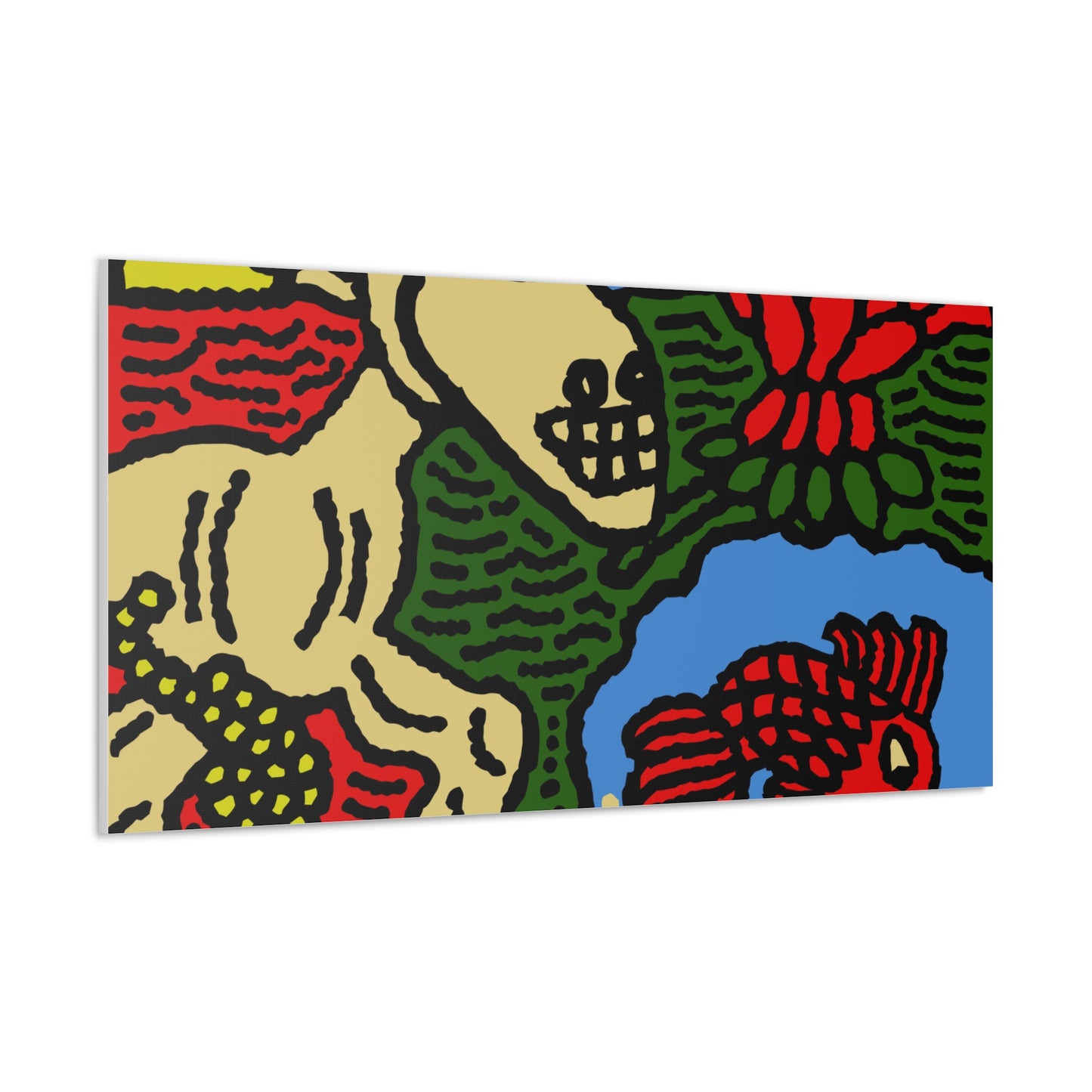 Galloping carefree through life Canvas (Small)