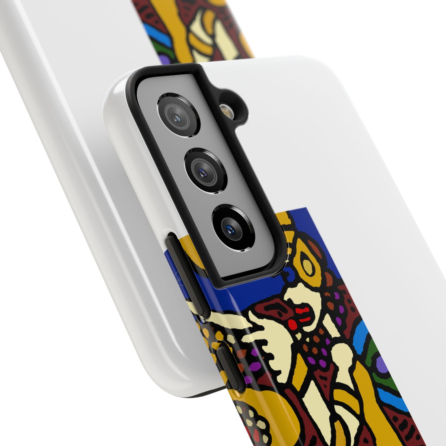 The golden snake being blessed by the fairy Tough Phone Case