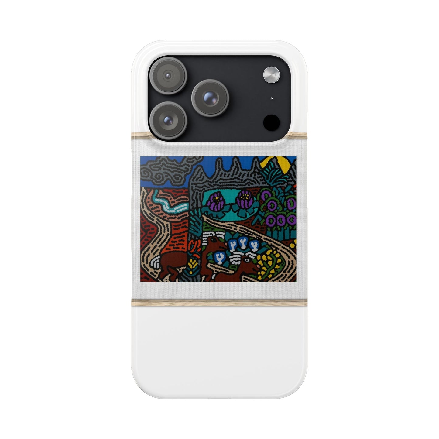 Road to a Sanctuary and Oasis Slim Phone Case
