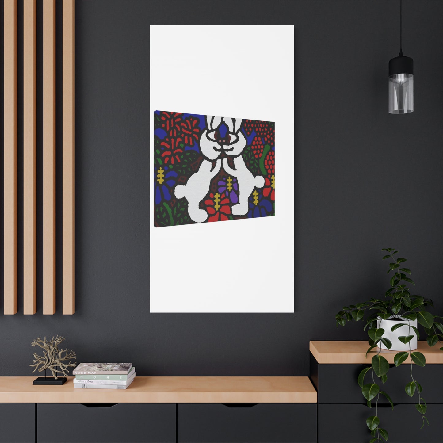 Bunnies in love Canvas (Large)