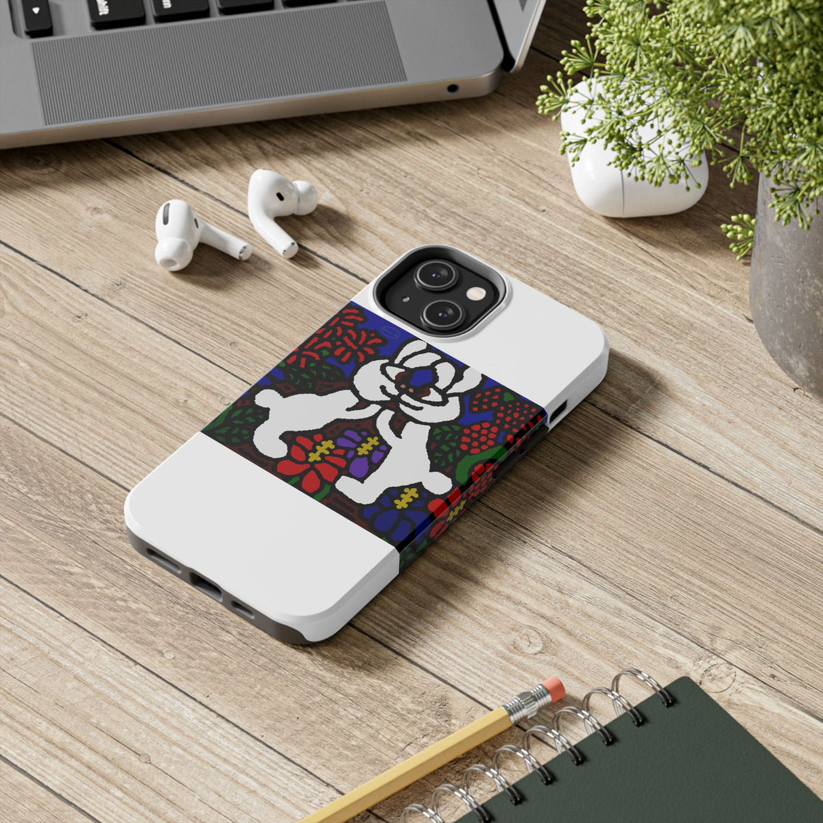 Bunnies in love Tough Phone Case