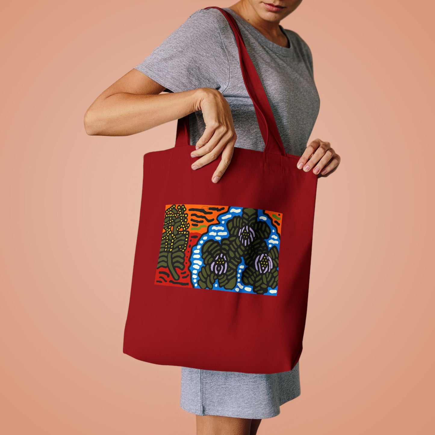The Sri Lankan water lilies meets the Australian wattle Classic Tote Bag