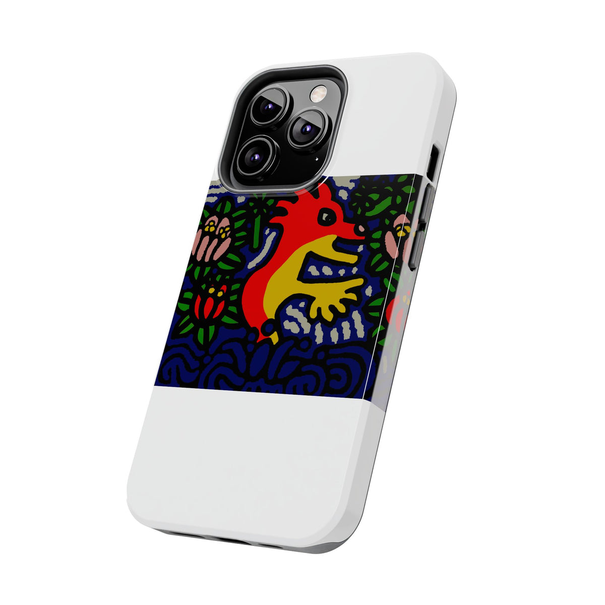 Breaking through the surface of a lotus pond Tough Phone Case