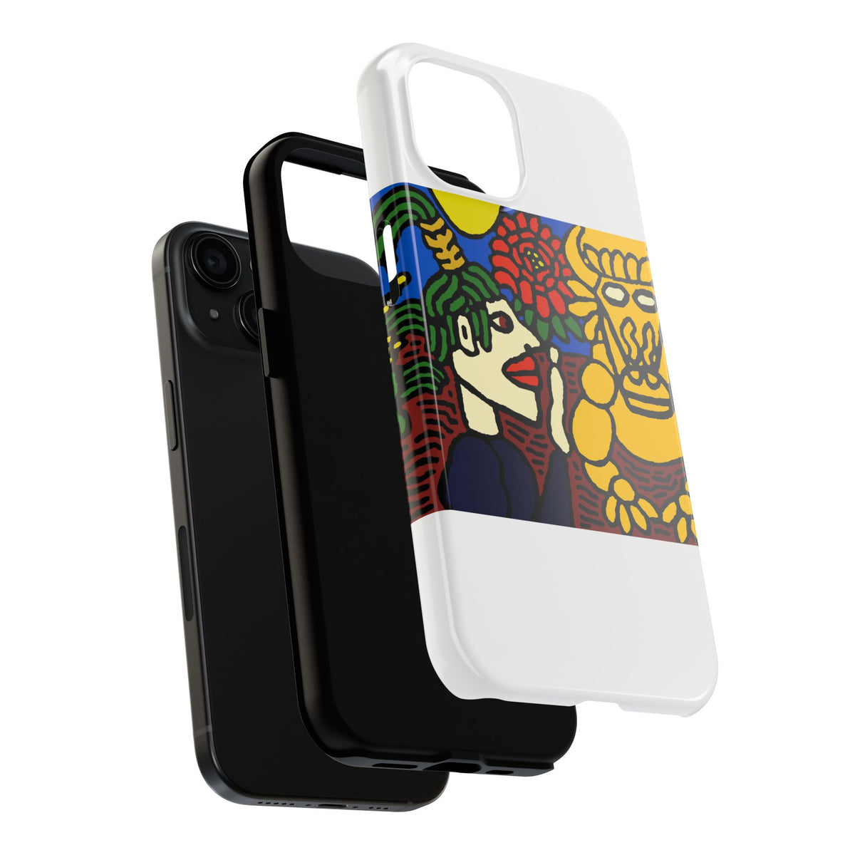 The warrior hailing the mighty golden dragon Tough Phone Case