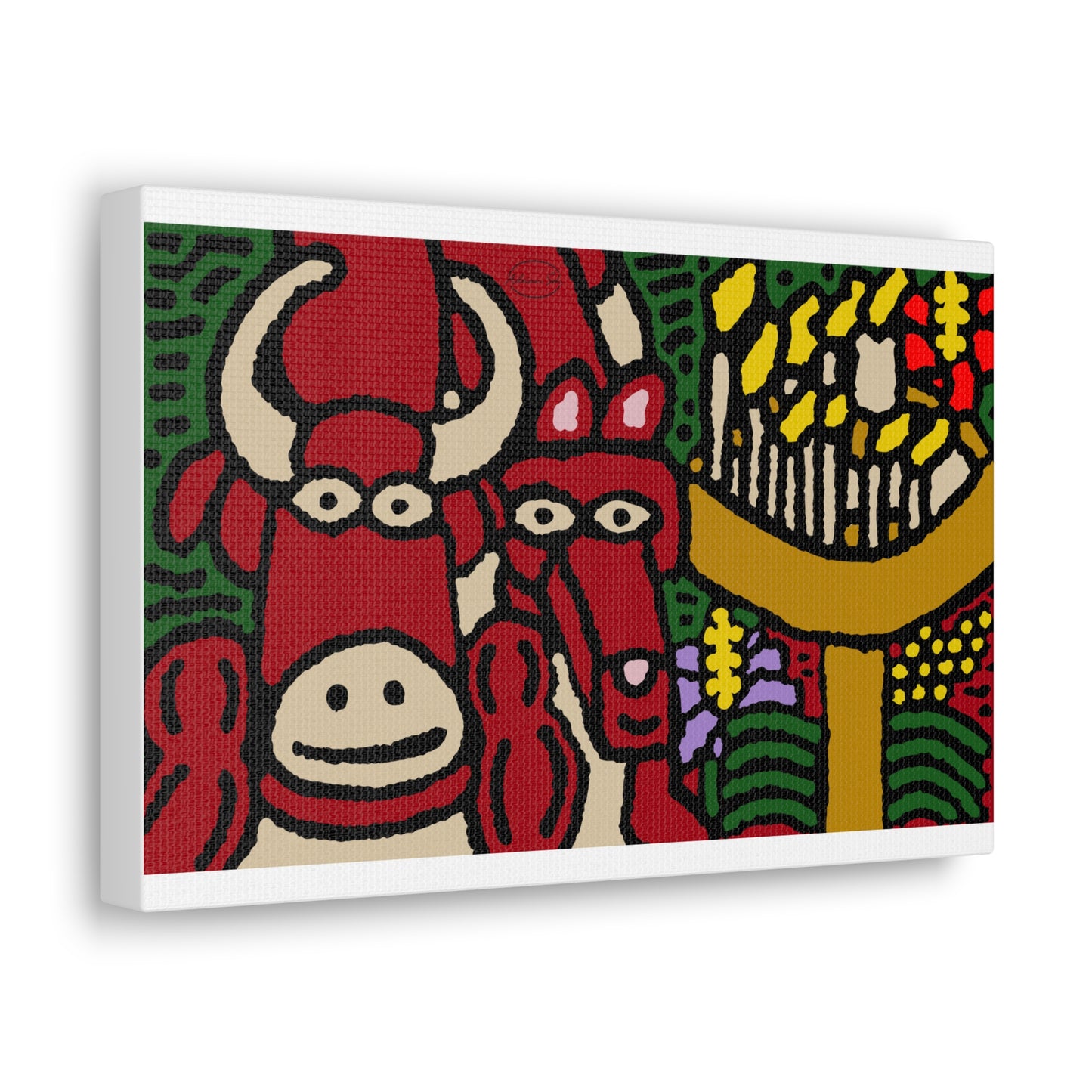 Going blessed by light together Canvas (Small)