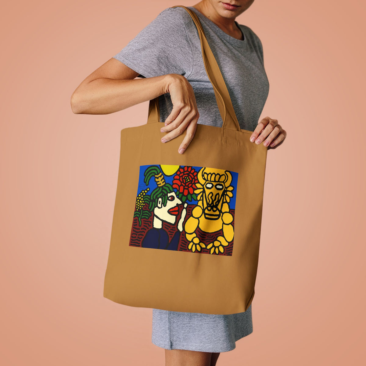 The warrior hailing the mighty golden dragon Classic Tote Bag