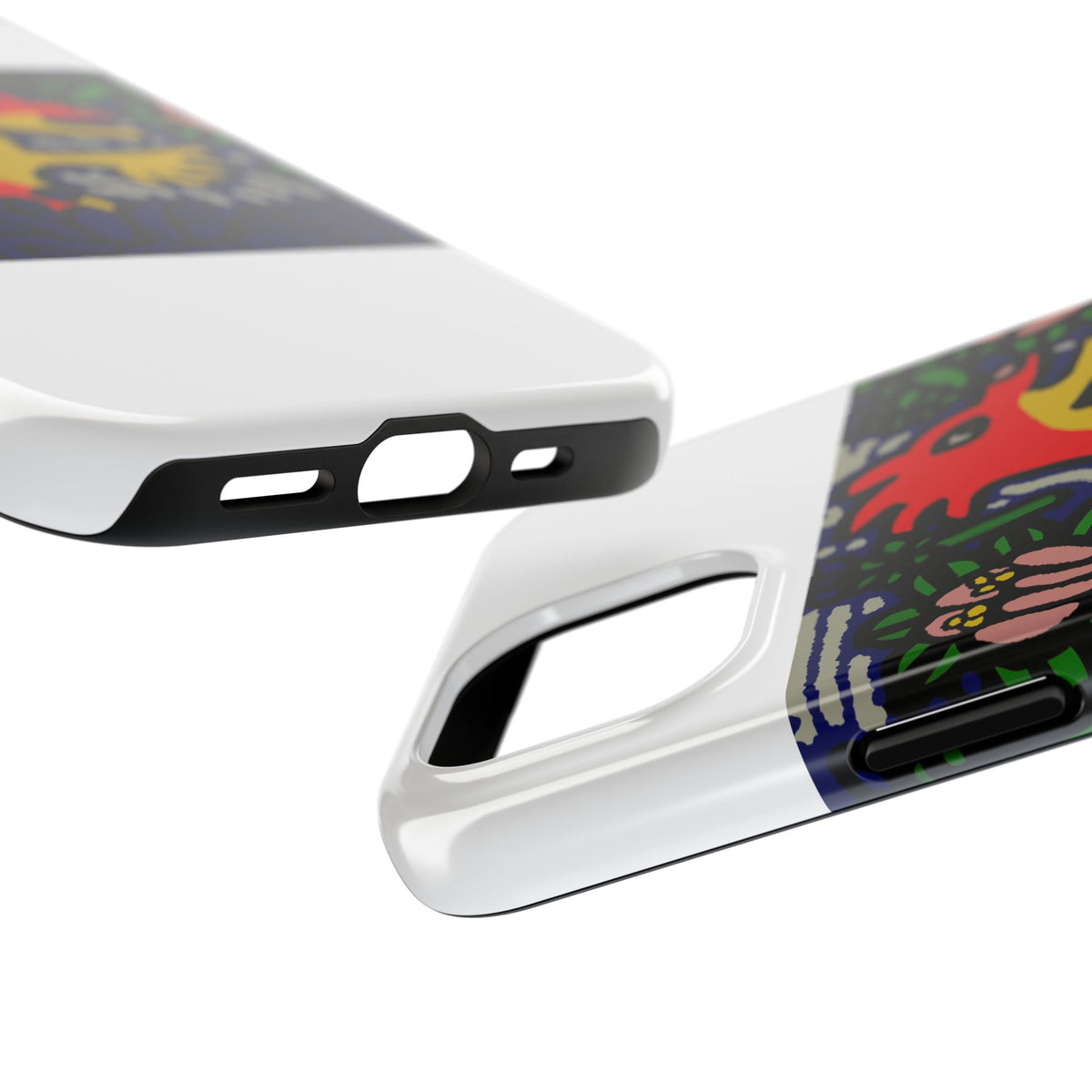 Breaking through the surface of a lotus pond Tough Phone Case