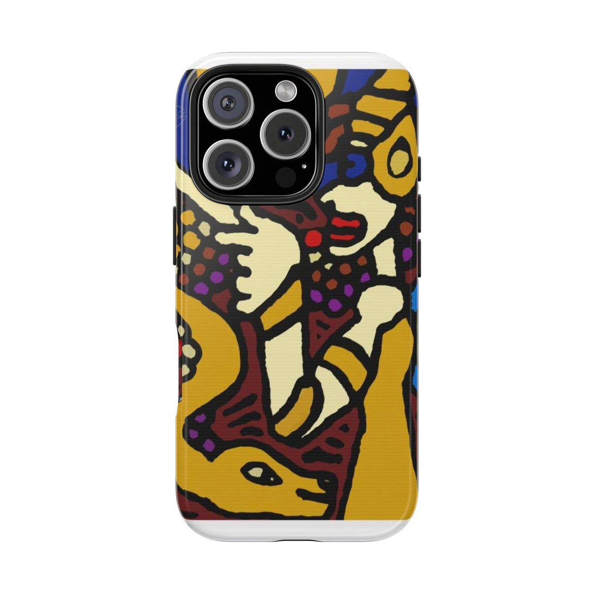 The golden snake being blessed by the fairy Tough Phone Case