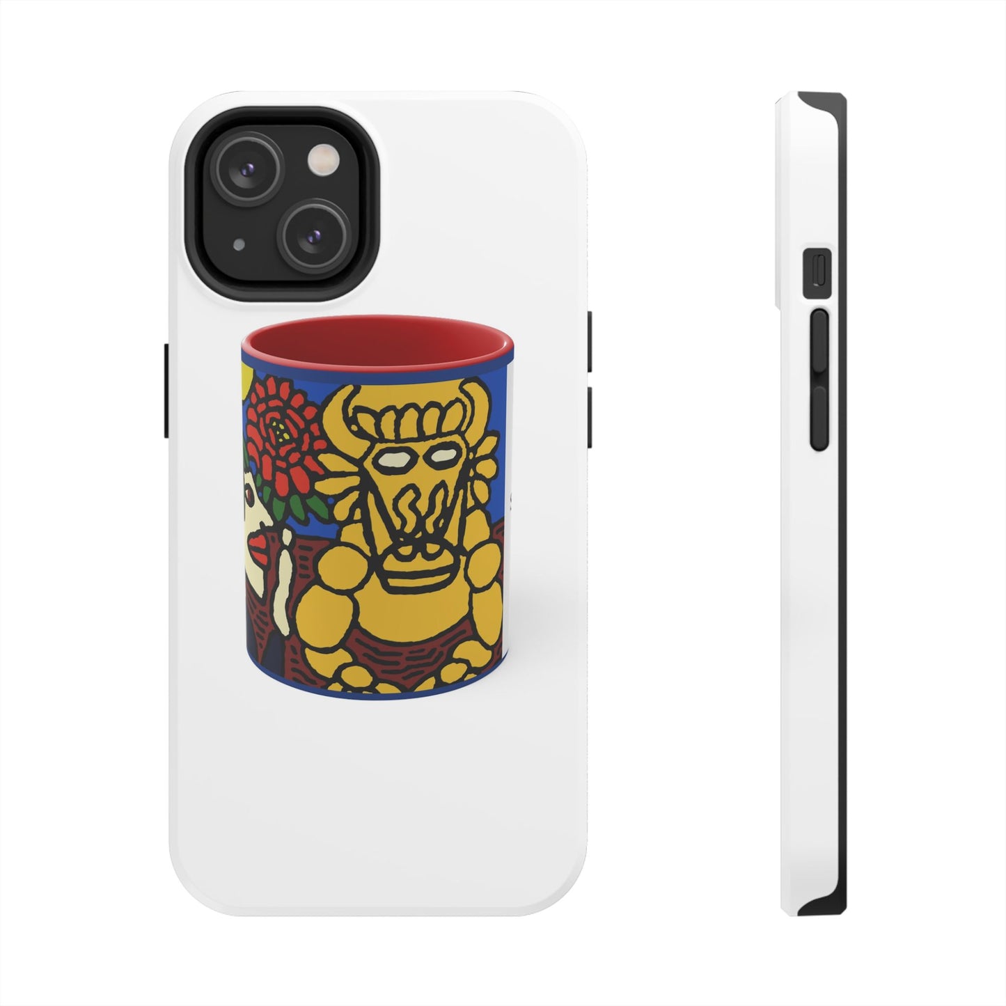 The warrior hailing the mighty golden dragon Tough Phone Case